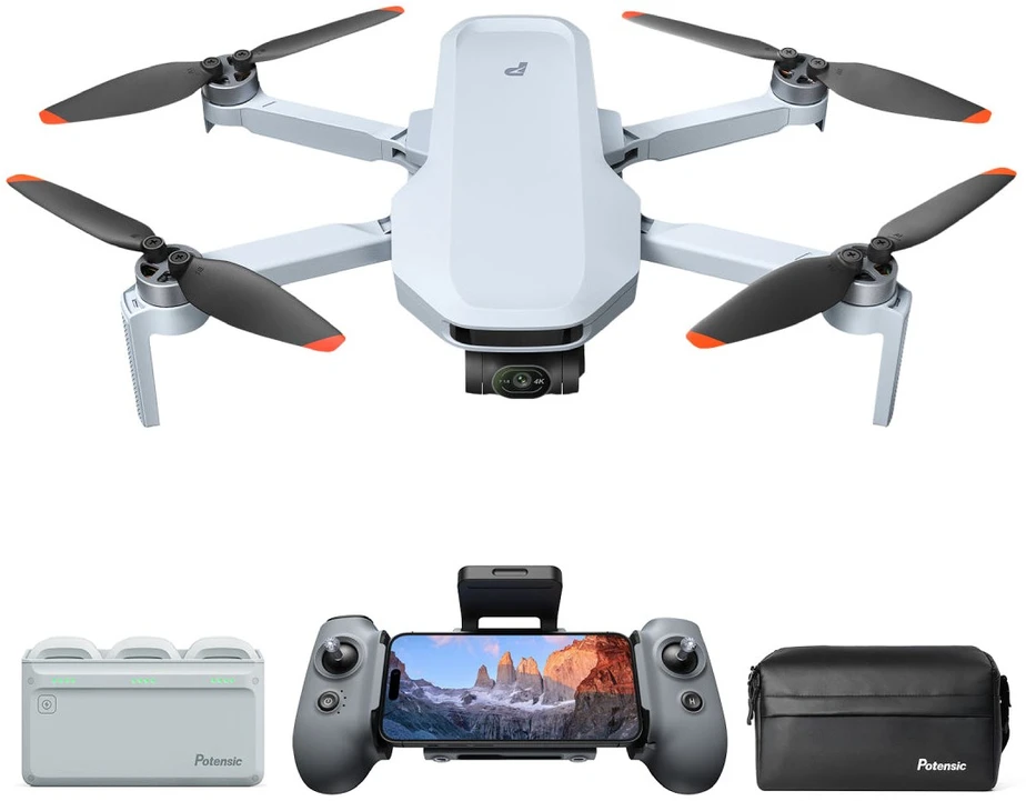 Dronas POTENSIC Atom 2 Fly More Combo