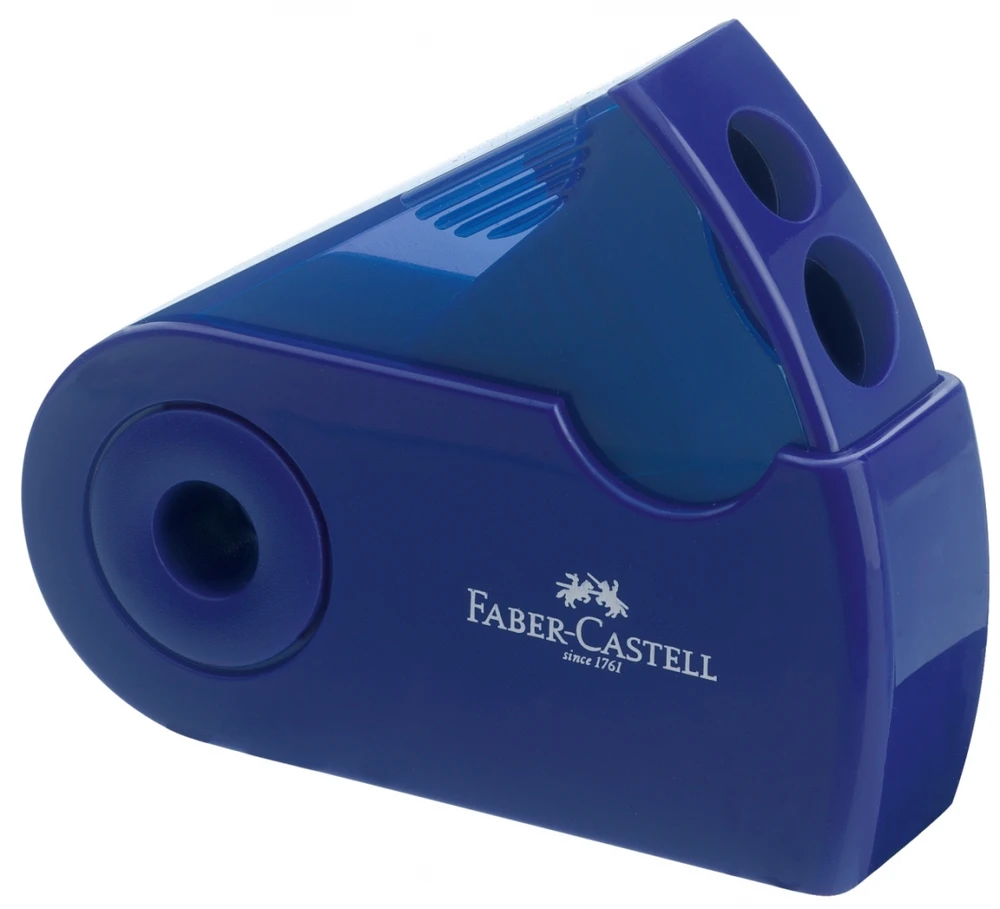 Drožtukas Faber-Castell, plastikinis, 2 skylutės 1226-104