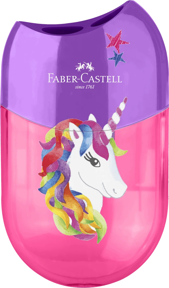 Drožtukas su trintuku Faber-Castell Unicorn 2-jų skylučių