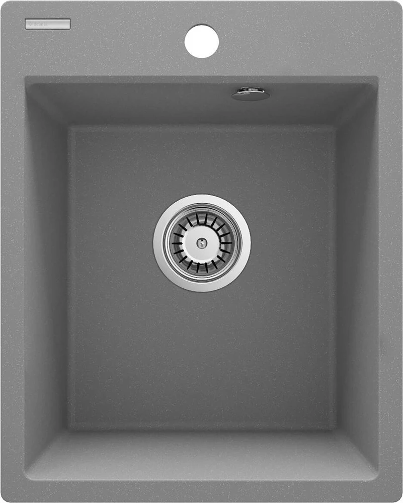 Deante granitinė virtuvinė plautuvė Deante Corio, ZRC_S103, Metallic pilkas