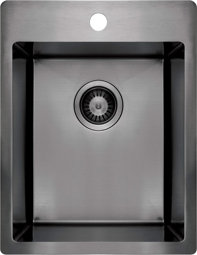 Virtuvinė plautuvė Deante Olfato Precious, ZPO_D10E, Titanium