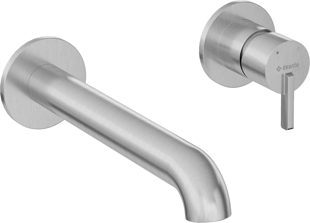 Potinkinis praustuvo maišytuvas Deante Silia BQS_F54L, Brushed steel