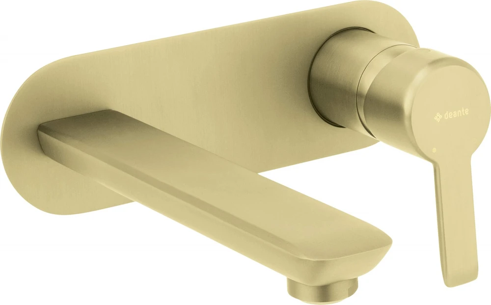 Potinkinis praustuvo maišytuvas Deante Arnika BQA_R54L, Brushed auksinis