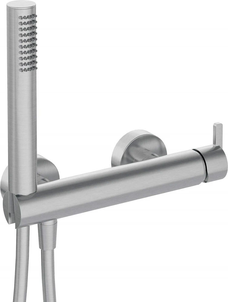 Deante dušo komplektas su maišytuvu Deante Silia BQS_F41M, Brushed steel