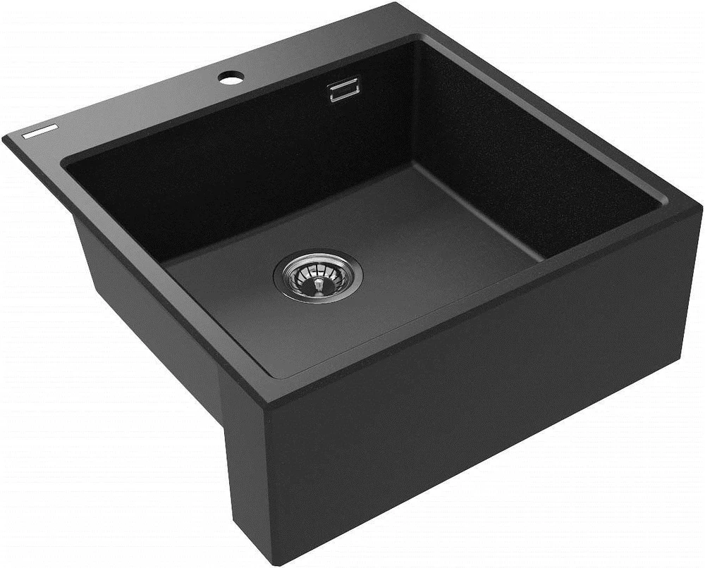 Deante granitinė virtuvinė plautuvė Deante Eridan, ZQE_G10K, Metallic graphite