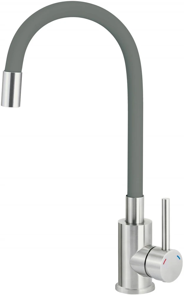 Virtuvinis maišytuvas Deante Luno BOC_T720, Titanium/Steel
