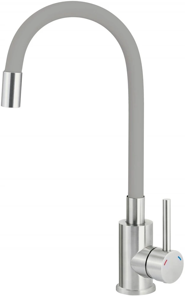 Virtuvinis maišytuvas Deante Luno BOC_S720, Pilkas/Steel