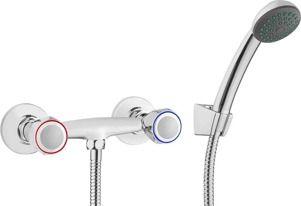 Dušo komplektas su maišytuvu Deante Teno BON_041D, Chrome