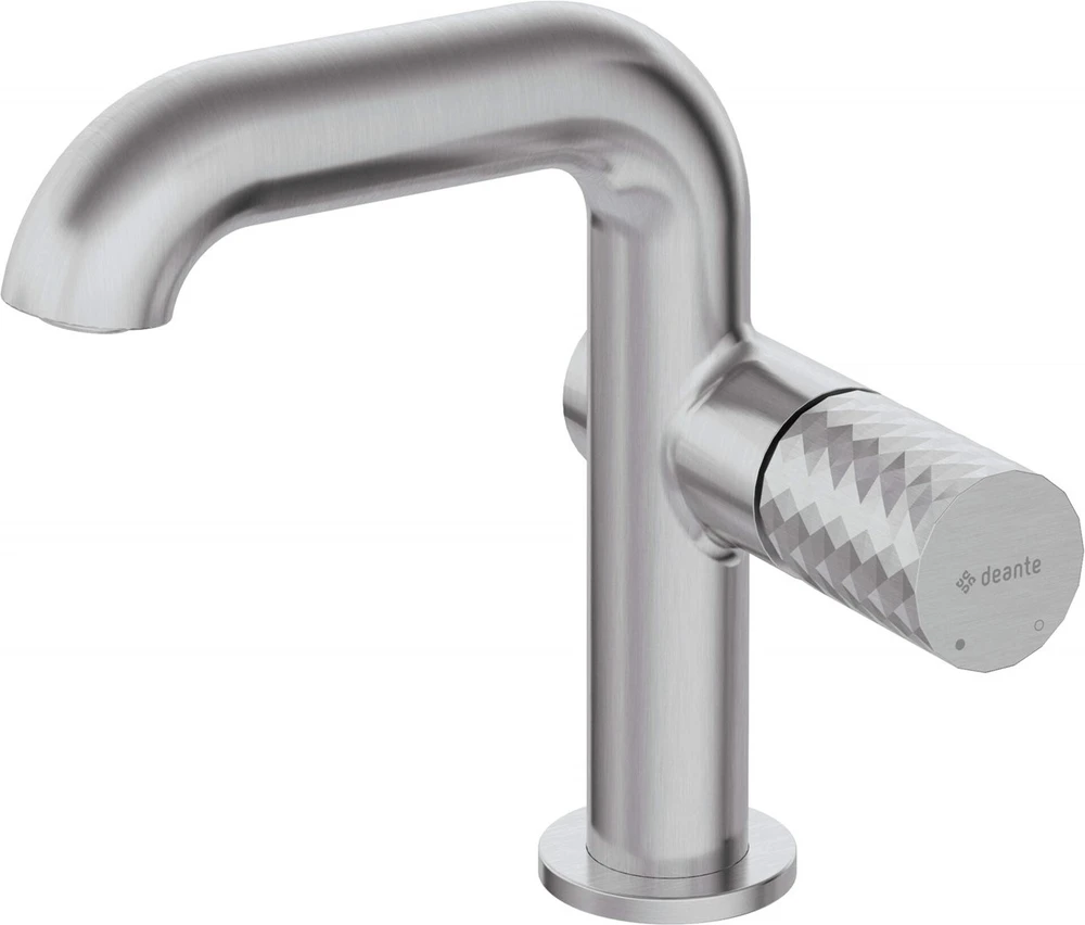 Praustuvo maišytuvas Deante Silia Hexa BHS_F24M, Brushed steel