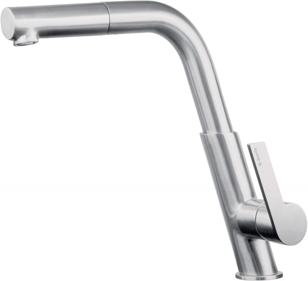 Virtuvinis maišytuvas Deante Silia su ištraukiamu snapeliu BQS_F73M, Brushed steel