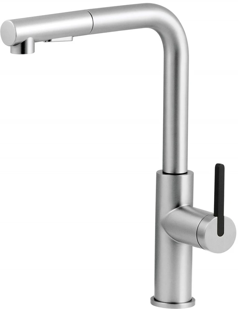 Virtuvinis maišytuvas Deante Momi BKM_F73M, Brushed steel