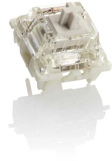 Klaviatūra Ducky Gateron G Pro Baltas Switches, mechaniniai, 3-Pin, linear, MX-Stem, 38g – 110 vnt