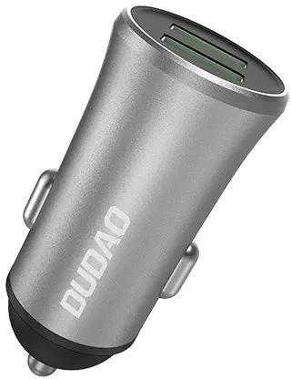 Įkroviklis automobilinis Dudao (2xUSB; 3.4A) sidabrinis