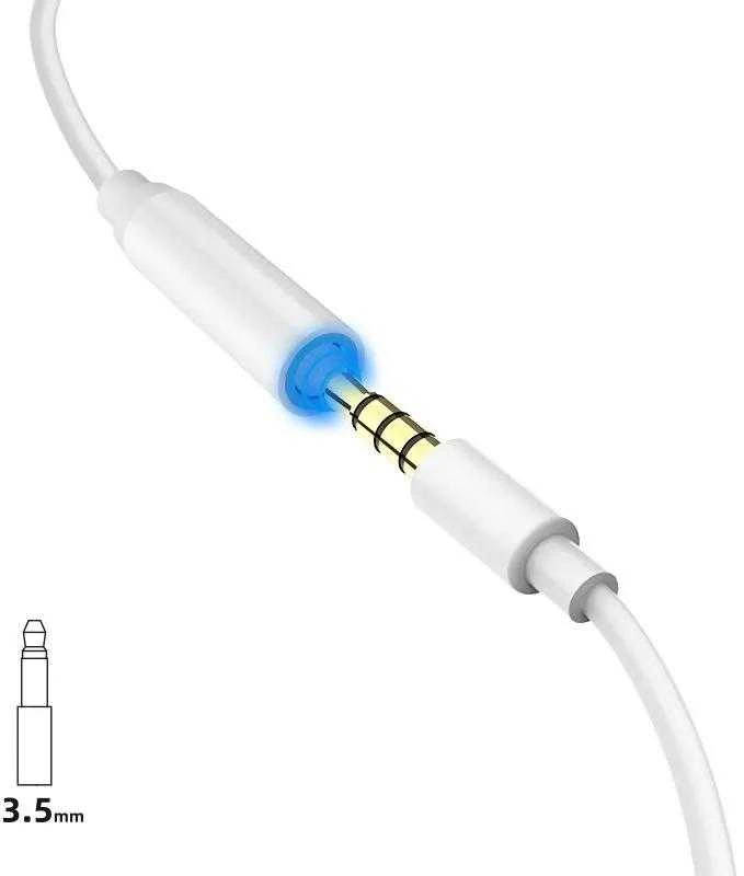 Dudao L16i garso adapteris Lightning su mini lizdu 3.5 mm (baltas)