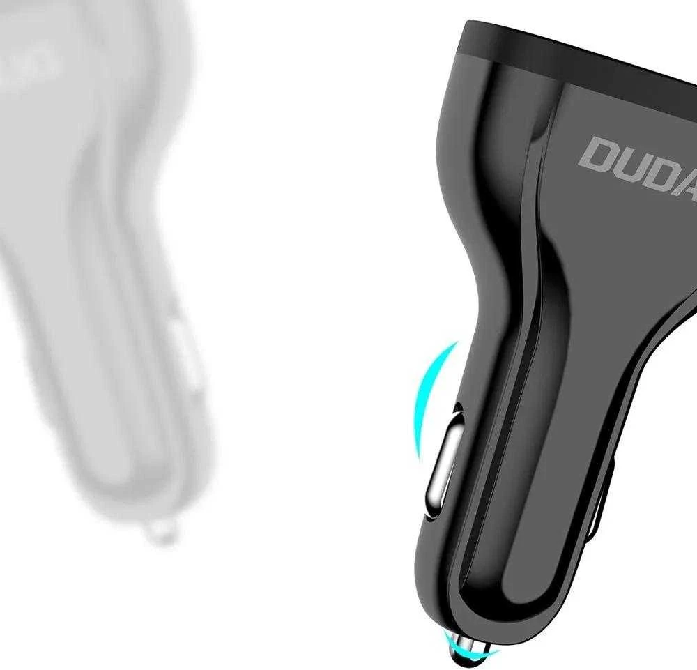 Automobilinis įkroviklis Dudao R7S, 3x USB, 18W (baltas)