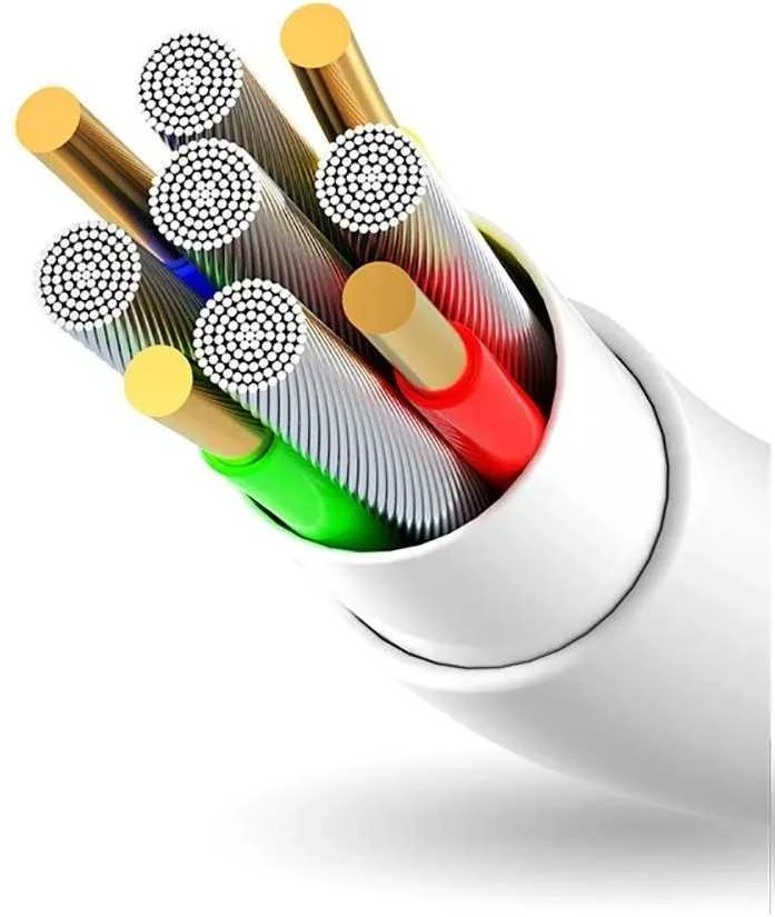 USB prie žaibo kabelis Dudao L1L 3A 1m (baltas)