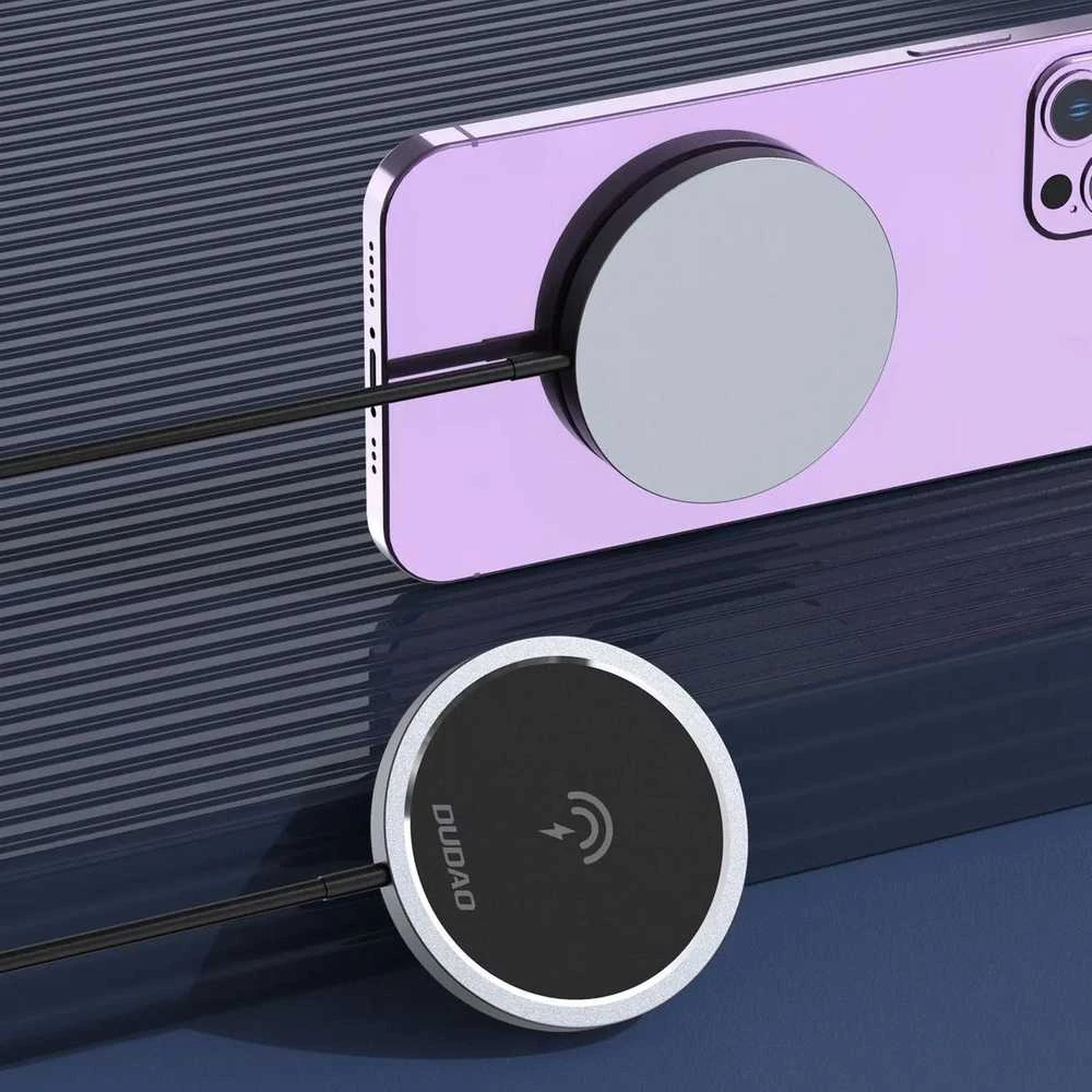 Įkroviklis indukcinė MagSafe 15W Dudao - juoda