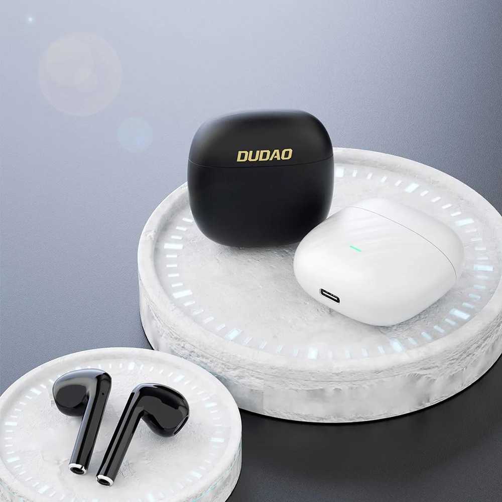 Dudao U14+ belaidės į ausis įkišamos TWS Bluetooth 5.3 ausinės - juodos spalvos