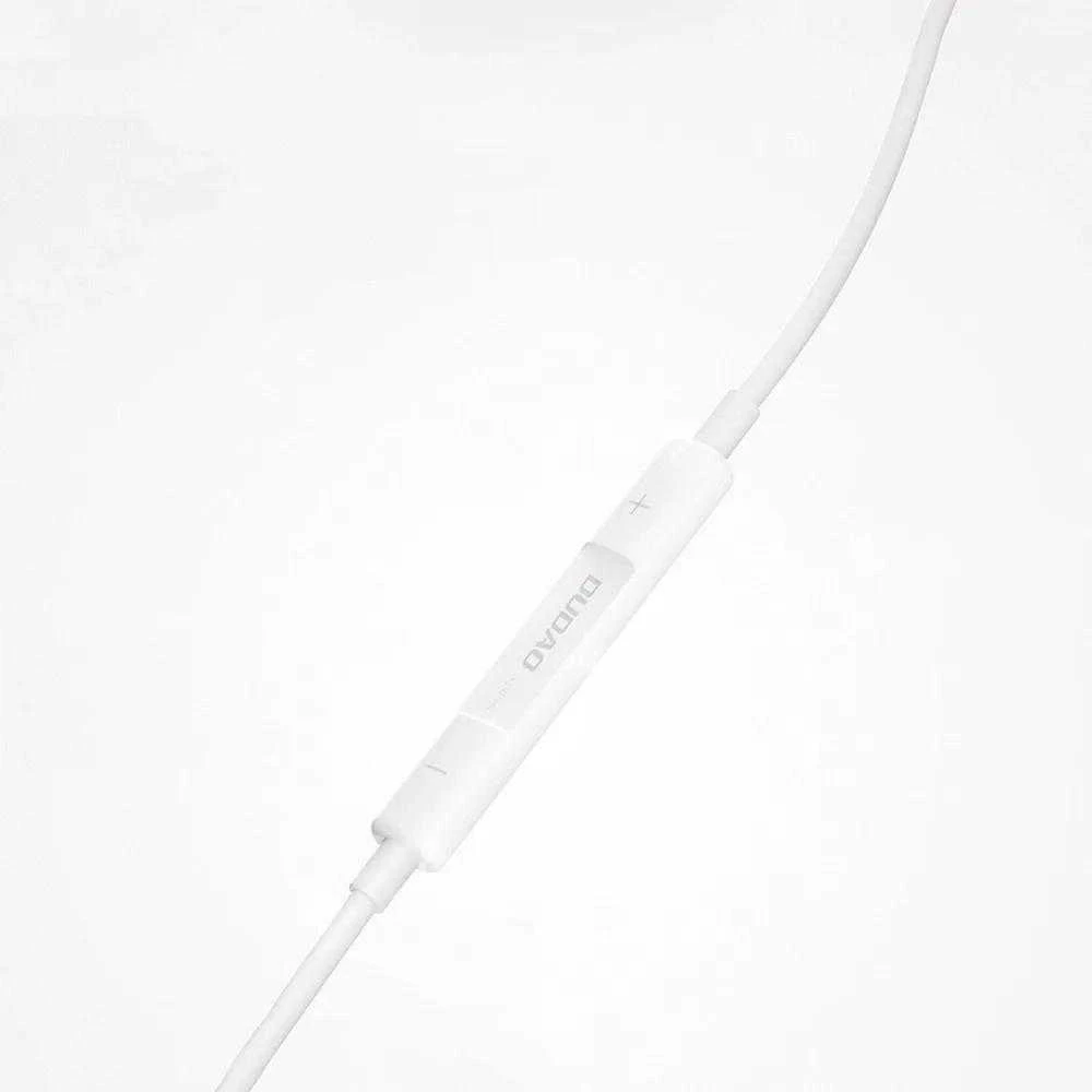 Dudao X14PROL-W1 į ausis įkišamos ausinės su Lightning jungtimi baltos spalvos (X14PROL-W1)