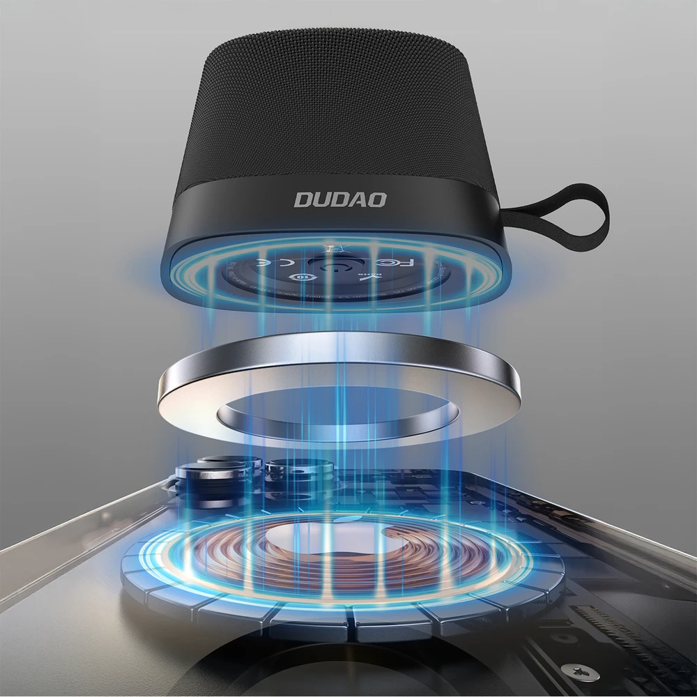 Ausinės Dudao Y20 Belaidės Speaker with Magnetic Mount Bluetooth 5.3 - Juodas