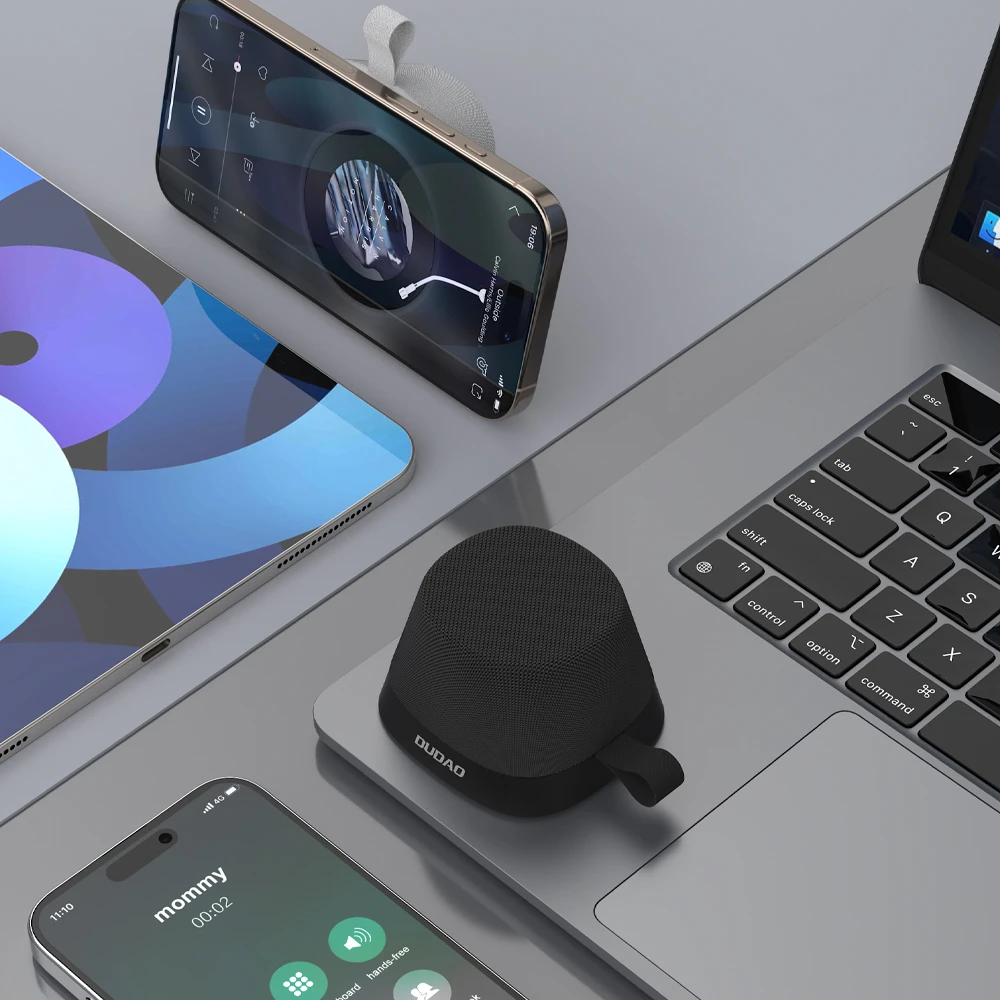 Ausinės Dudao Y20 Belaidės Speaker with Magnetic Mount Bluetooth 5.3 - Juodas