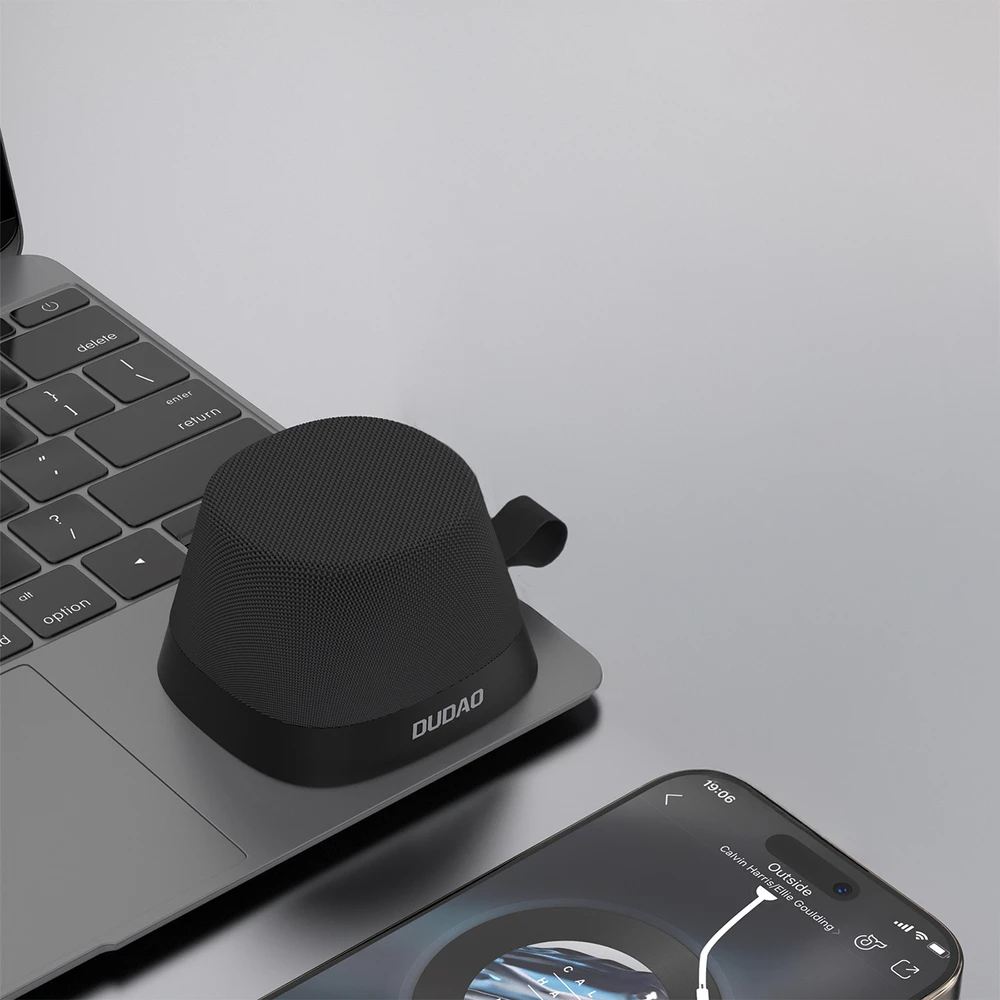Ausinės Dudao Y20 Belaidės Speaker with Magnetic Mount Bluetooth 5.3 - Juodas