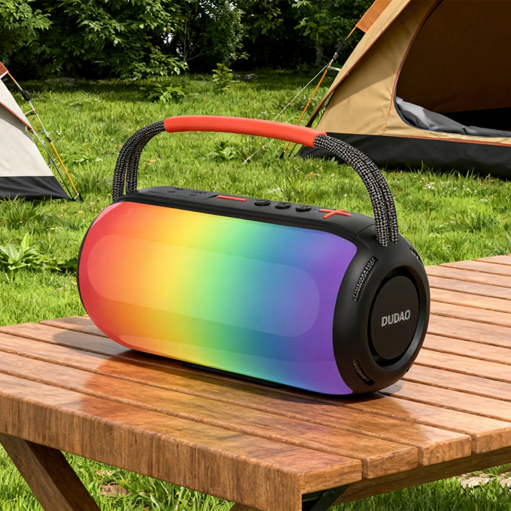 Ausinės Dudao Y21 Belaidės Speaker with RGB Backlight Bluetooth 5.3 - Juodas