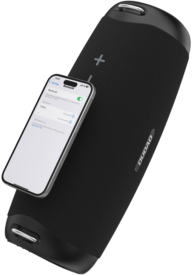 Dudao Y21Pro Belaidės Speaker with RGB Backlight Bluetooth 5.3 - Juodas
