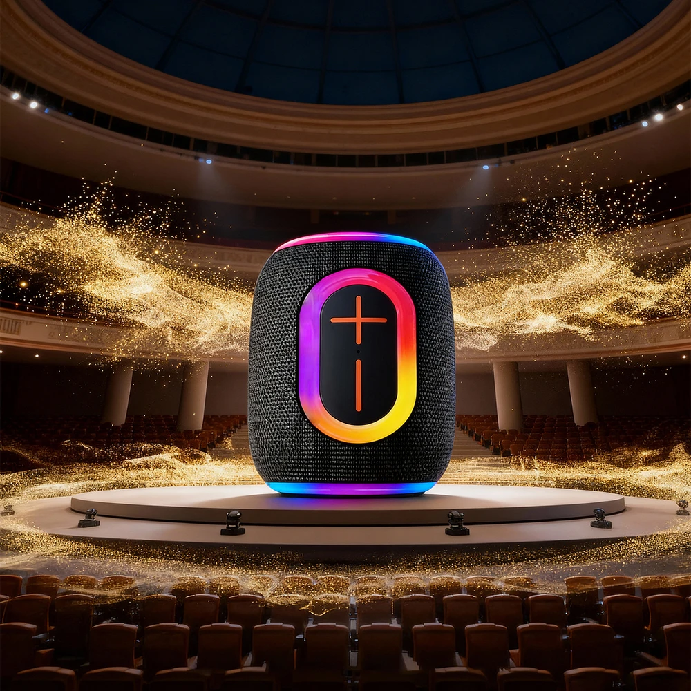 Ausinės Dudao Y22 Belaidės Speaker with RGB Backlight Bluetooth 5.3 - Juodas
