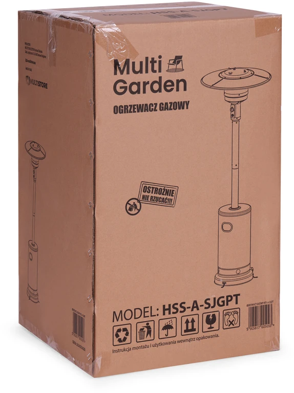 Dujinis lauko šildytuvas, 13 kW, MultiGarden