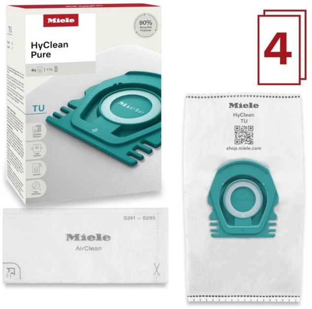 Dulkių maišeliai Miele HyClean Pure TU, 3.5Ltr.