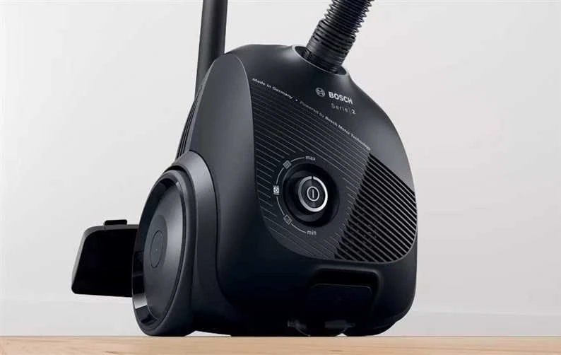 Bosch BGLS2BA3H Serija 2, Dulkių siurblys su maišeliu, Juoda