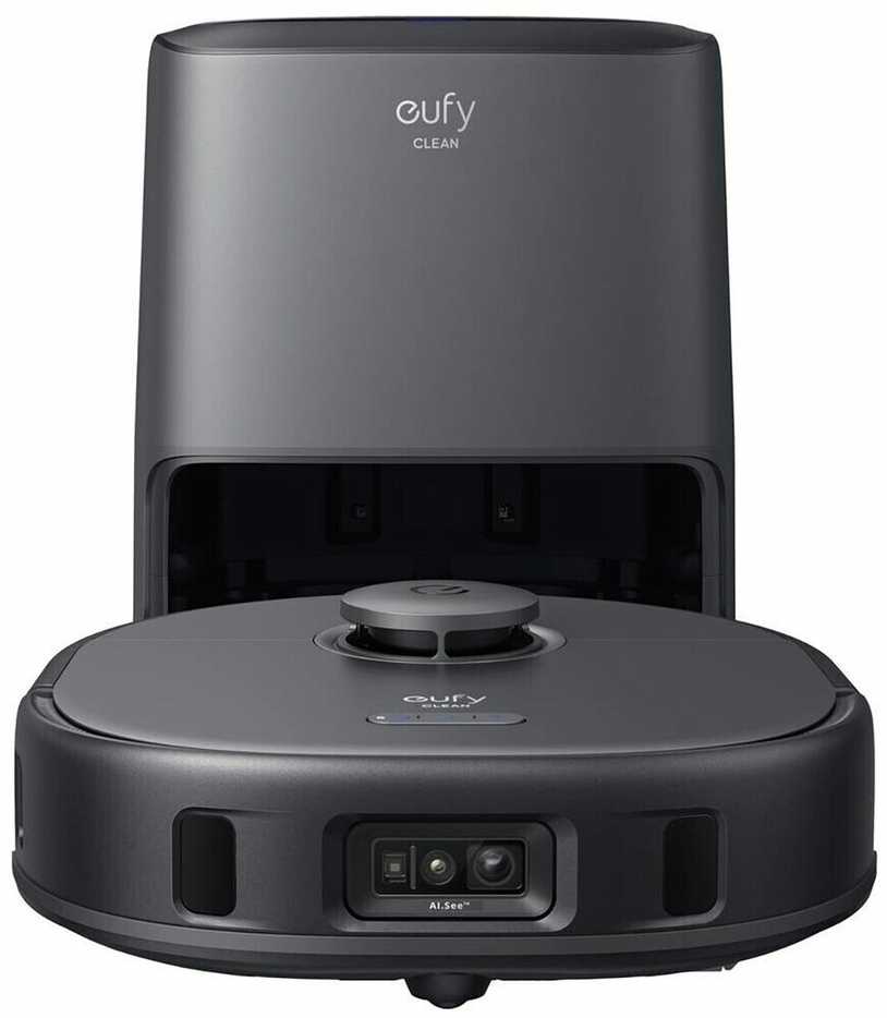 Dulkių siurblys - robotas Eufy RoboVac X9 Pro su dulkių išsiurbimo stotele, Juodas