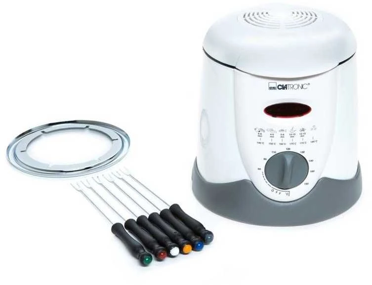 Clatronic Fondue gruzdintuvė FFR 2916 balta/pilka