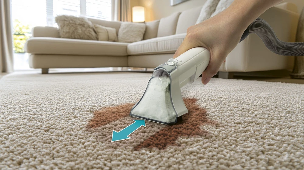 Dulkių siurblys ProfiCare PC-PTR 3153 carpet cleaning machine Handheld Juodas, Baltas