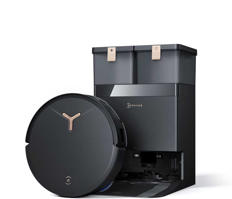 Dulkių siurblys - robotas Ecovacs Deebot T50 Max Pro Omni, Juodas