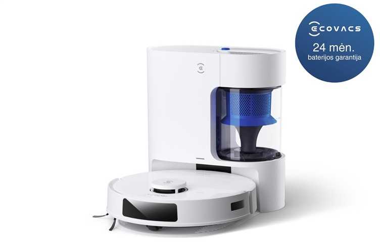 Ecovacs DEEBOT N20 PLUS dulkių siurblys-robotas, Baltas
