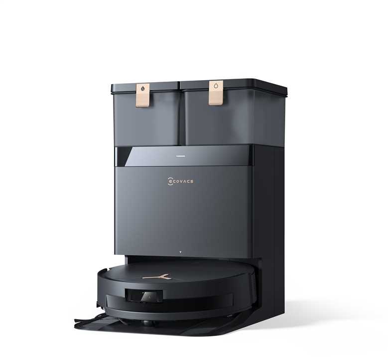 Dulkių siurblys - robotas Ecovacs Deebot T50 Max Pro Omni, Juodas