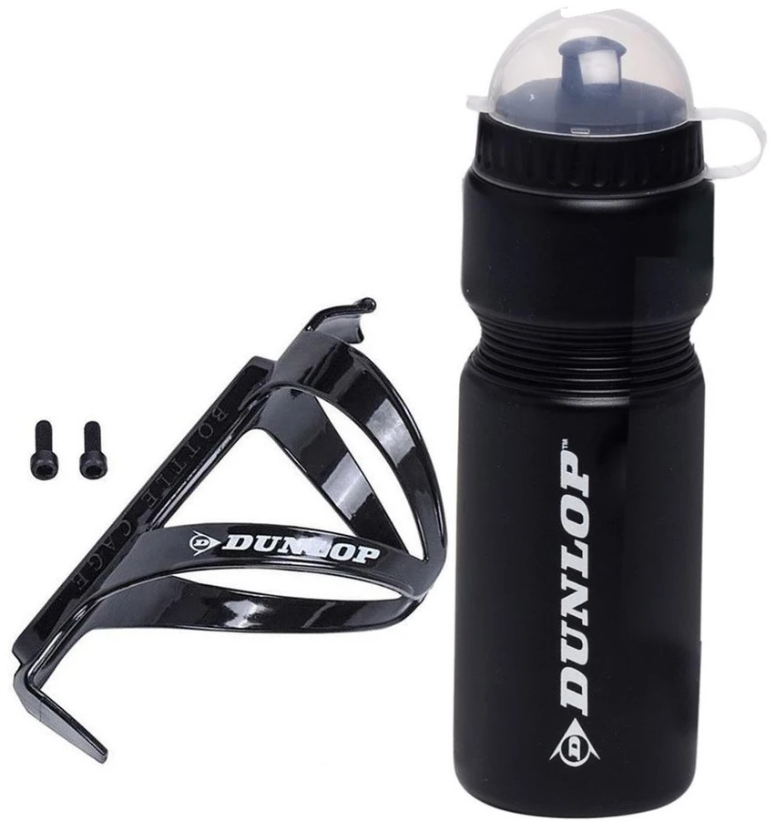 Dunlop 750 ml dviratininko butelis su laikikliu
