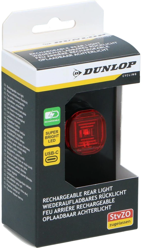 GALINIS DVIRAČIO ŽIBINTAS LED USB-C SERTIFIKUOTAS DUNLOP 334547