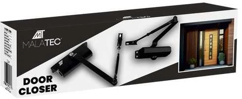 Door closer juodas 40-60kg Malatec 23598