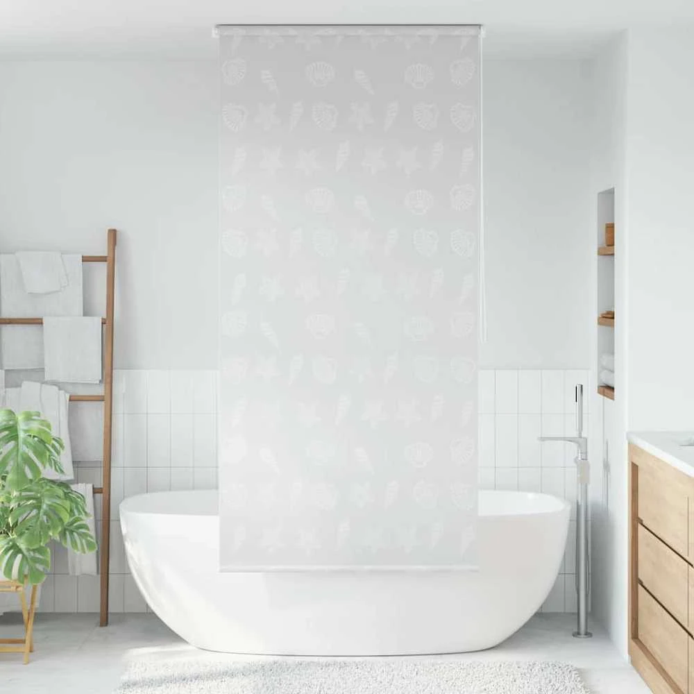 Dušo roletas, 100x240 cm, jūros žvaigždžių raštas