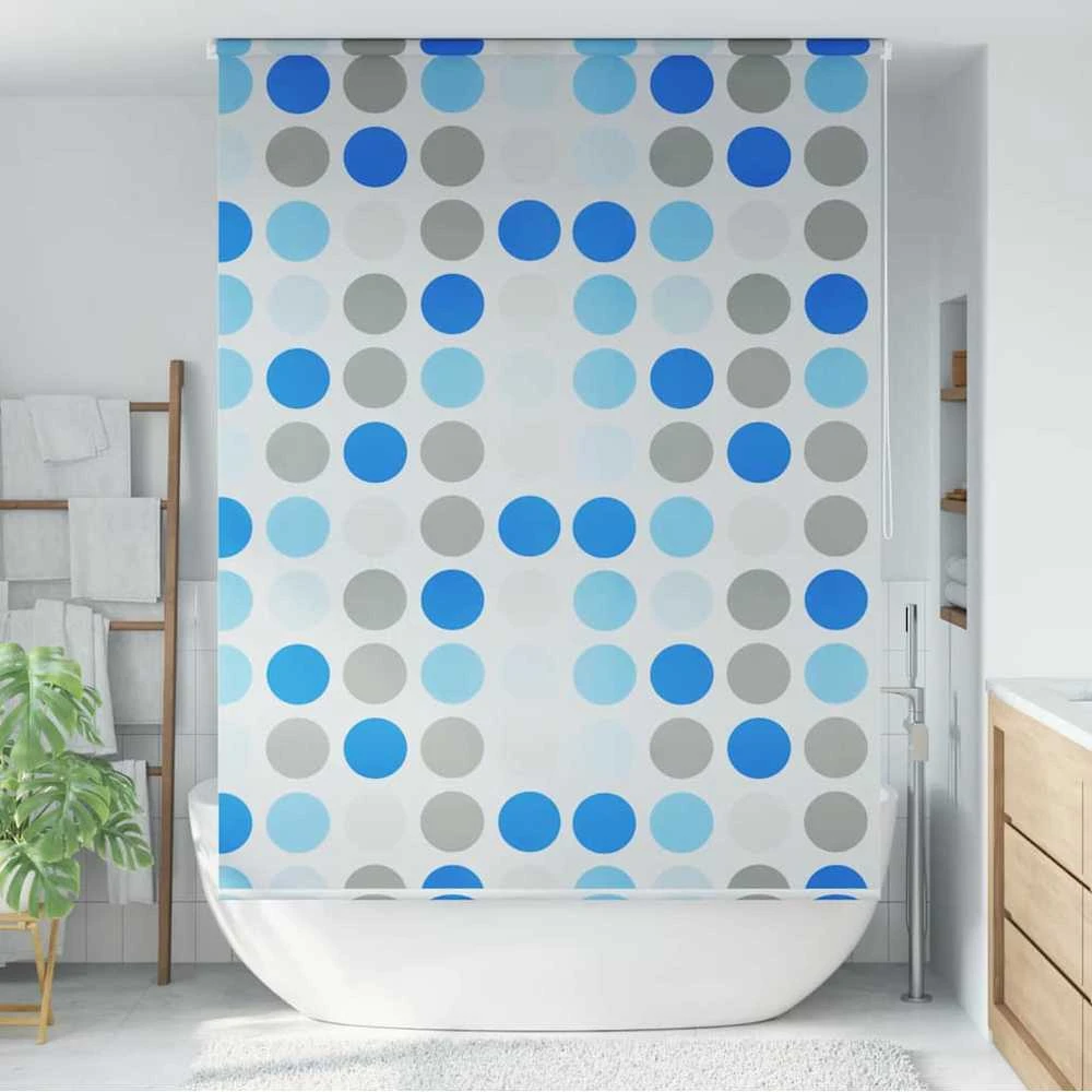 Dušo roletas, 140x240 cm, apskritimų raštas