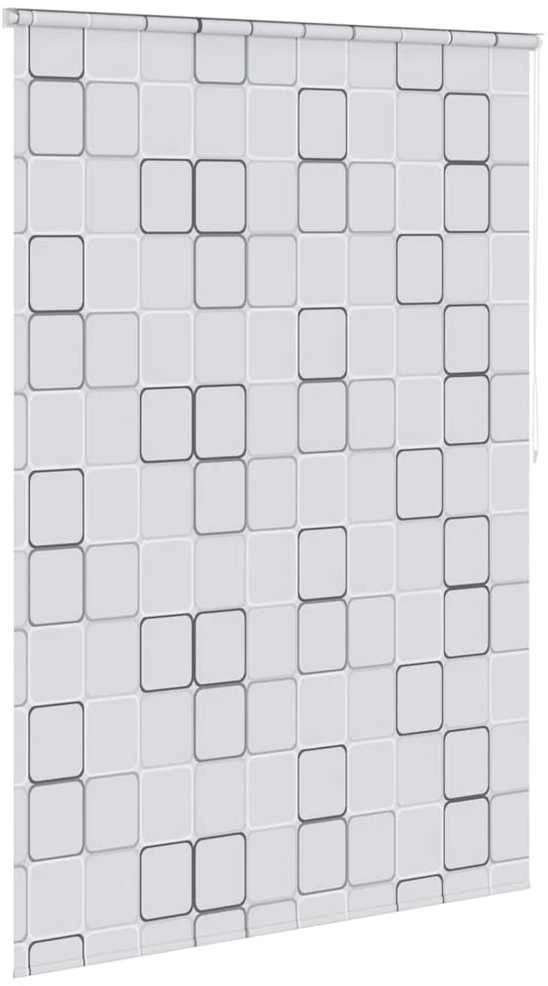 Dušo roletas, 140x240 cm, kvadratų raštas