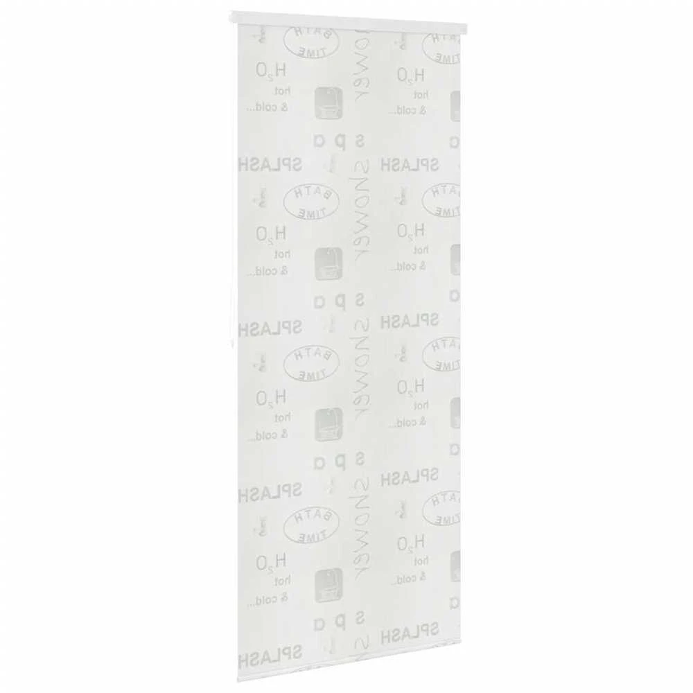 Dušo roletas, 80x240 cm, su užrašais