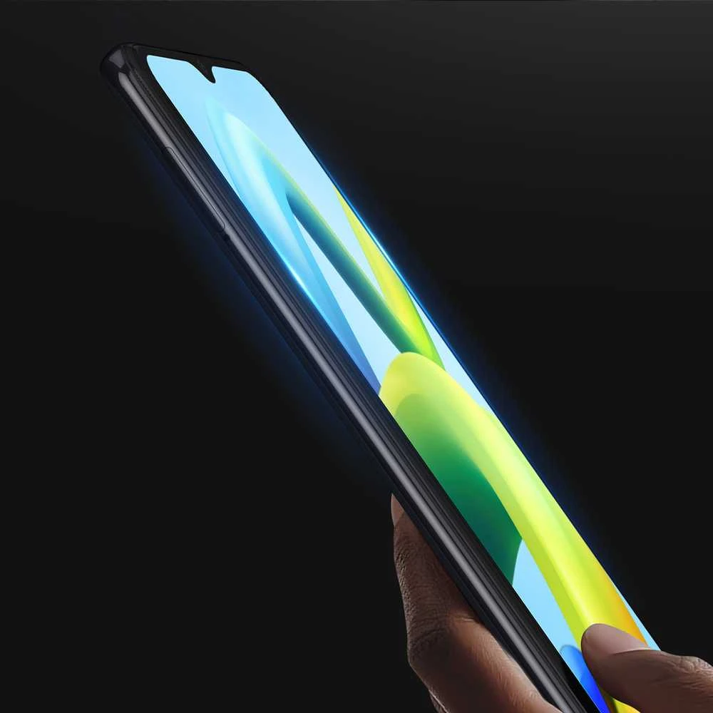 Dux Ducis 9D Apsauginis stiklas Screen Protector skirtas Xiaomi Redmi A2 / Redmi A1 9H su juodos spalvos Frame
