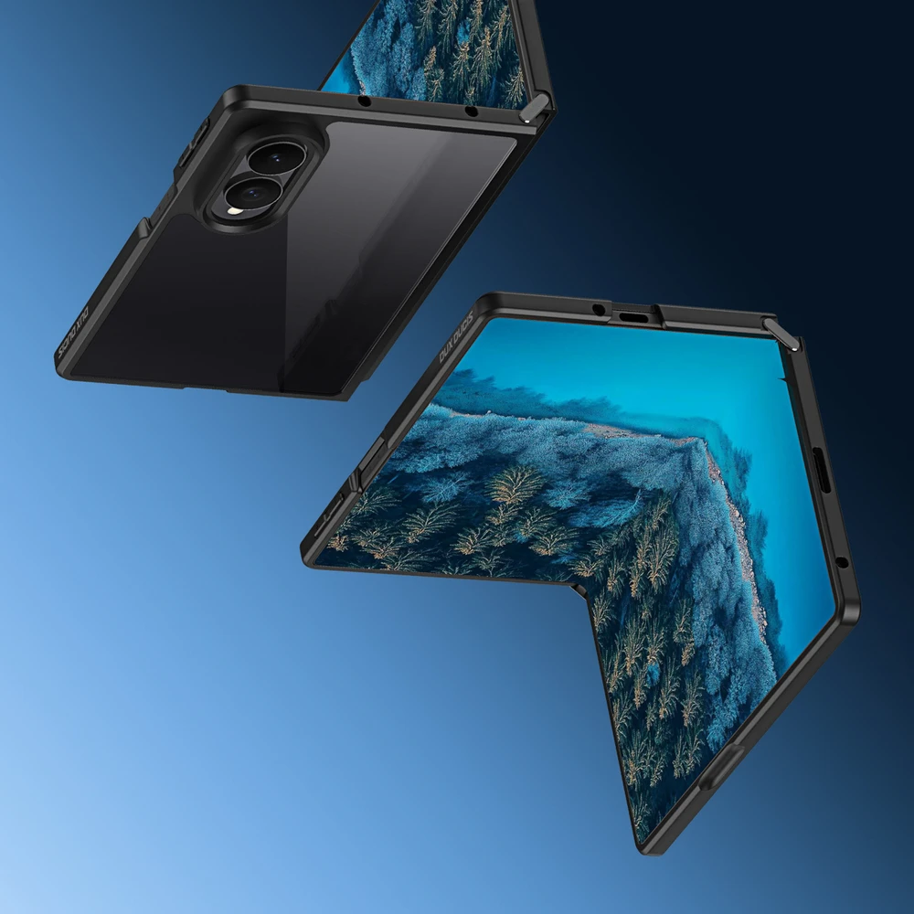 Dux Ducis Aimo dėklas Samsung Galaxy Z Fold 8 Wide – juodos spalvos