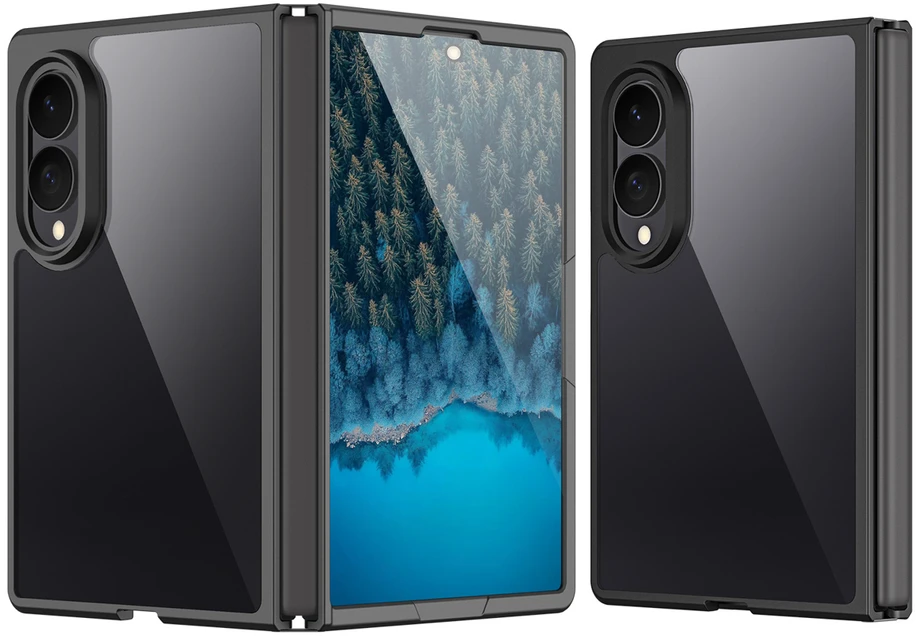 Dux Ducis Aimo dėklas Samsung Galaxy Z Fold 8 Wide – juodos spalvos