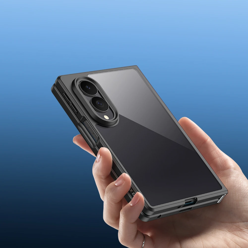 Dux Ducis Aimo dėklas Samsung Galaxy Z Fold 8 Wide – juodos spalvos