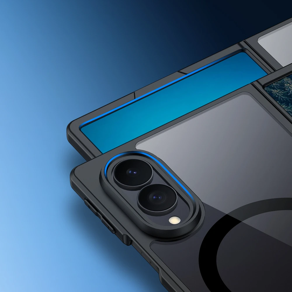 Dux Ducis Aimo Mag dėklas Samsung Galaxy Z Fold 8 Wide – juodos spalvos